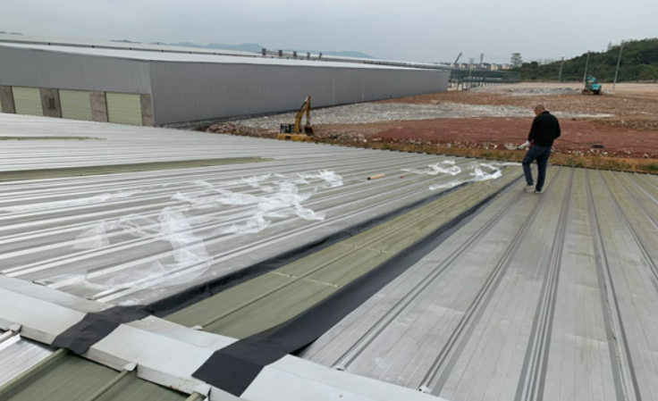 坡头厂房屋面防水维修案例